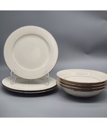Noritake Sorrento 4-Coupe Soup Bowls 8½in And 3-Salad Plates 8⅜in - $1,295.30 MXN