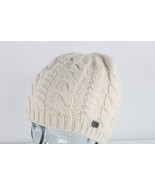 The North Face Spell Out Fleece Lined Wool Chunky Cable Knit Beanie Hat ... - $740.43 MXN