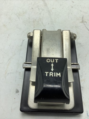 Vintage Tape Slicer Audio Red Reel to Reel Tape Splicer Trim Cut Small 2... - £11.25 GBP