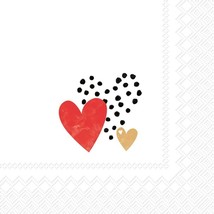 3-Ply Paper Cocktail Napkins Celebrate the Home Love You, Gold/Red, 20-C... - $15.24 CAD