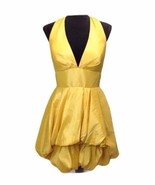 New Yellow Gown Cinderella Design Formal Dress XL - $1,160.94 MXN
