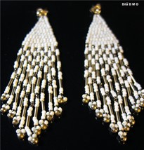 Vintage Gold Filled CHANDELIER EARRINGS with 14K GOLD POSTS - FREE SHIPPING - £183.81 GBP