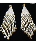 Vintage Gold Filled CHANDELIER EARRINGS with 14K GOLD POSTS - FREE SHIPPING - £183.42 GBP