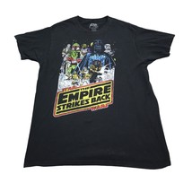 Star Wars Shirt Mens L Black Short Sleeve Empire Strikes Back Cotton Pul... - $18.69