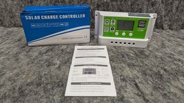 10A Solar Panel Battery Charge Controller 12V/24V LCD Regulator Auto Dua... - $14.99