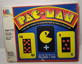 VINTAGE 1982 Pac-Man Card &amp; Board Game Milton Bradley 100% Complete Vide... - $14.85