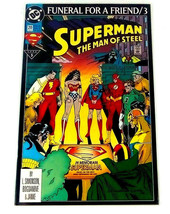 Superman The Man of Steel #20 DC Comics Funeral for a Friend Lot of 9  - £17.91 GBP