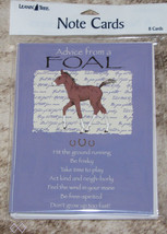 LEANIN TREE Advice from a Foal #35552 ~ 8 Notecards ~ Don&#39;t Grow Up Too Fast ~ - £6.21 GBP