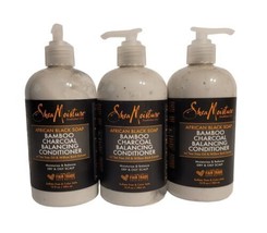 3 SheaMoisture African Black Soap Bamboo Charcoal Balancing Conditioner 13 Fl oz - $45.53