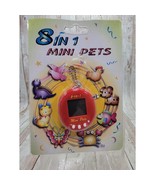 8 in 1 Mini Pets Toy Virtual Electronic Game Collectible Vintage 1997 Red - $50.22