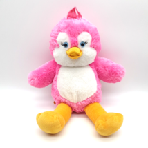 Build A Bear  17&quot; Plush Stuffed Animal Pink Penguin Sanitized Clean Girl... - £14.73 GBP