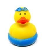 Beach Rubber Duck Blue Tube Googles 2&quot; Duckie Squirter Pool Sandbox Summ... - £5.94 GBP