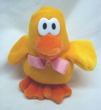 Vintage Dan Dee Cute Little Yellow Duck 4&quot; B EAN Bag Stuffed Animal Toy - £11.84 GBP