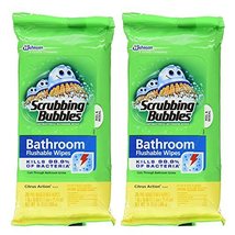 Scrubbing Bubbles Flushable Bathroom Wipes, 28 Count, 2-Pack - £24.56 GBP