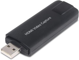 HDMI to USB 2.0 Video Capture Card 1080P Video Audio Capture, 4K Video C... - $18.37