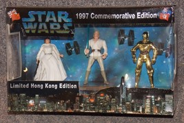 1997 Commemorative Edition Star Wars 3 Figure Boxed Set Limited Hong Kon... - $54.99