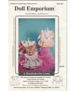 Dolls Emporium Pattern #DE 407 ~ A Wardrobe for Greta ~ 1991 - €5,12 EUR