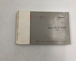 2006 Nissan Altima Owners Manual Handbook OEM F03B08069 - $14.84