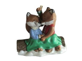 Hallmark Keepsake Fox  “Our First Christmas Together“ Tree Ornament 2001 No Box - £7.53 GBP