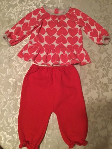 Primary image for Girls-Lot of 2-Size 6-12 mo.-Old Navy red top-Size 12-red pants