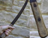Primitive 1800&#39;s primitive butcher knife antique OLD long 23 1/2&quot; HAND F... - $99.99