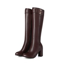 Botas Mujer Big Size 32-45 brand Design Patch Color Knee high Boots Thick Sole P - £61.23 GBP