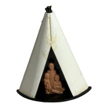 Vintage Plastic Teepee  The St. Labre Indian School  Ashland Montana Min... - £7.46 GBP