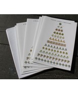 Book Lover&#39;s Holiday Christmas Allport Editions 6 Cards &amp; Envelopes - $9.99