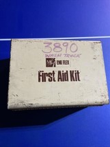 Vintage Msco Uni/Flex Division First Aid Kit Metal Latching Box Contents... - £31.40 GBP