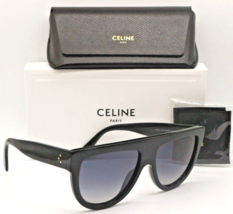 Celine CL4001IN 01D Polished BLACK/GREY Gradient Polarized Lens Sunglasses 58-16 - £448.35 GBP