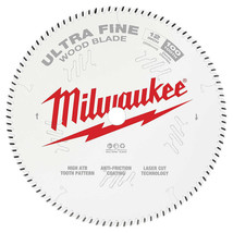 Milwaukee 48-40-1228 12&quot; 100T Ultra Fine Circular Saw Wood Blade - £84.67 GBP