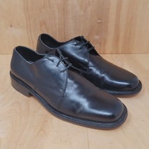 To Boot New York Men&#39;s Oxfords Size 9 M Black Leather Plain Toe Dress sh... - £42.20 GBP