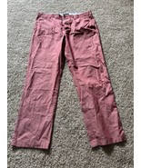 Tommy Hilfiger Men&#39;s Th Flex 5 Pocket Chino Pants in Cinnabar Red W38 x ... - $51.11 CAD