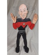 Star Trek Next Generation Captain Jean Luc Picard 15 Inch Wood Statue Ha... - £15.71 GBP