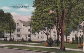 Naval Barracks University of Missouri Columbia 1948 to Lamar MO Postcard B15 - £2.33 GBP