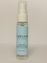 Purvari Organic Rose Petal Mist Hydrating Skin Elixir 1 fl oz/30 ml Trav... - $17.10