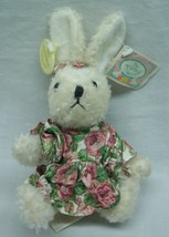 Ganz Heritage Collection Little Misses Bunny In Dress 6&quot; Plush Stuffed Animal - £11.87 GBP