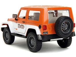 2017 Jeep Wrangler Orange Metallic and White and Orange M&amp;M Diecast Figure &quot;M&amp;M - £43.59 GBP