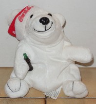 Coca Cola Polar Bear 6&quot; Beanie Baby Plush Stuffed Animals Rare HTF #2 - £7.79 GBP