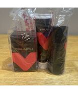 Avon TRIUMPH Cologne SPLASH 3.4 fl oz 1992 Talc Conditioner Lotion Set NOS - $59.39