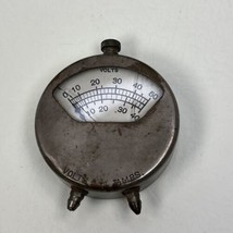 Vintage DC Volt Ammeter Meter 0-50 Steampunk Gauge - $17.46