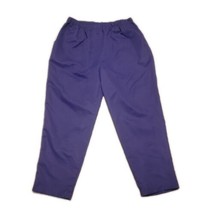 Alia Elastic Waist Pull On Pants ~ Sz 12P ~ Purple ~ High Rise ~ 24.5&quot; Inseam - £17.01 GBP