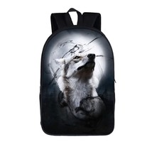 Cool Wild   Backpack Male Hip Hop Backpack Children School Bags Teenagers Boys G - £116.68 GBP