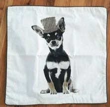 New Pottery Barn Teen Aspca Chihuahua Sequin Hat Pillow Cover Party Dogs #P139 - $14.95