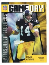 VINTAGE Dec 16 1995 Patriots @ Pittsburgh Steelers Program Curtis Martin 120 Yds - £15.57 GBP