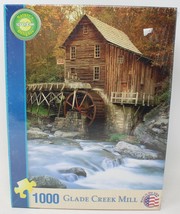 Springbok Natures Delight 1000 pcs puzzle Glade Creek Mill Water Wheel R... - £19.50 GBP