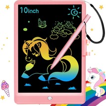LCD Writing Tablet Doodle Board 10 Inch Colorful Drawing Tablet for Kids Electro - £24.51 GBP