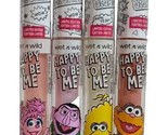 4X Wet n Wild Sesame Street Happy To Be Me Lip Gloss Big Bird Count Abby... - $29.95