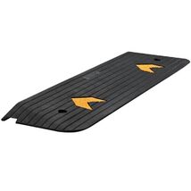  Upgraded Rubber Threshold Ramp, 1" Rise Wheelchair Ramp Doorway, Natural C - $43.23