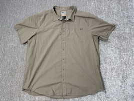 5.11 Tactical Shirt Mens 2XL Brown Wyatt Outdoors Short Sleeve Snap Butt... - $24.74